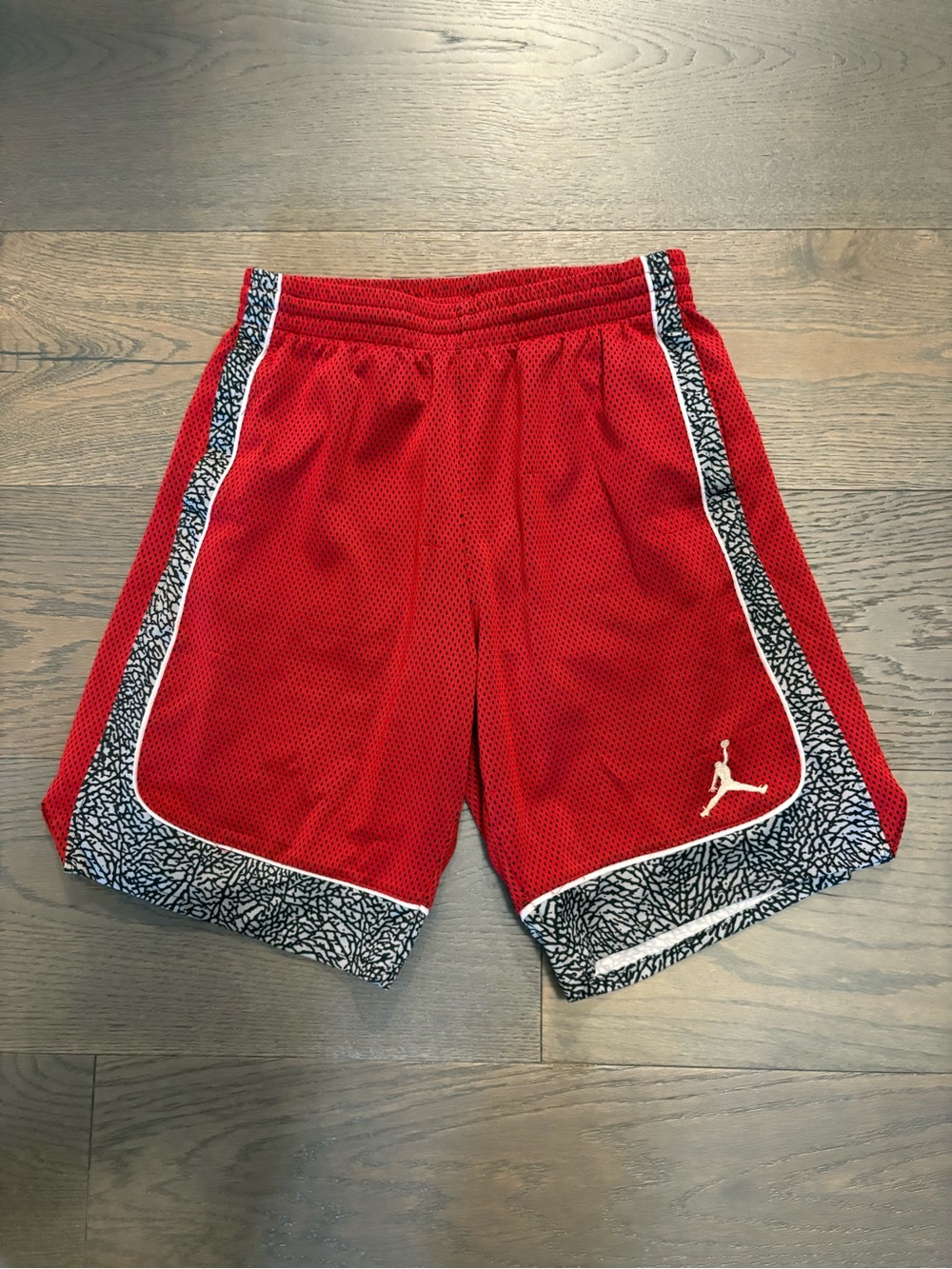 Michael Jordan boys red athletic shorts sz 12/14